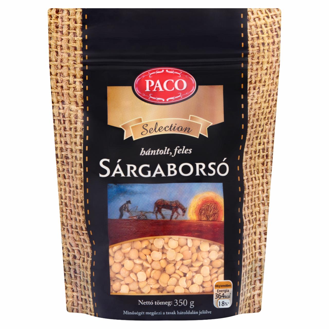 Képek - Paco Selection hántolt, feles sárgaborsó 250 g