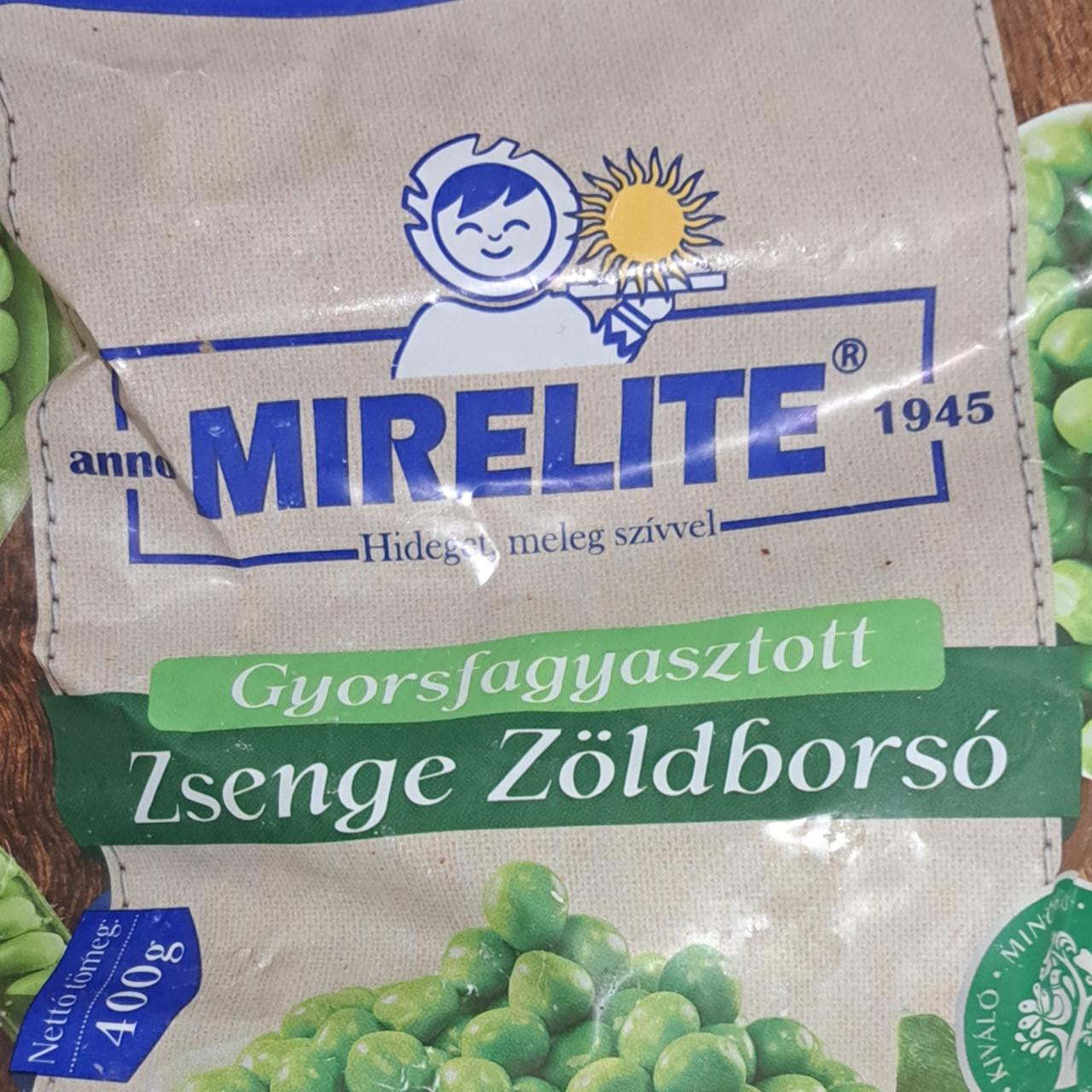 Képek - Zsenge Zöldborsó gyorsfagyasztott Mirelite