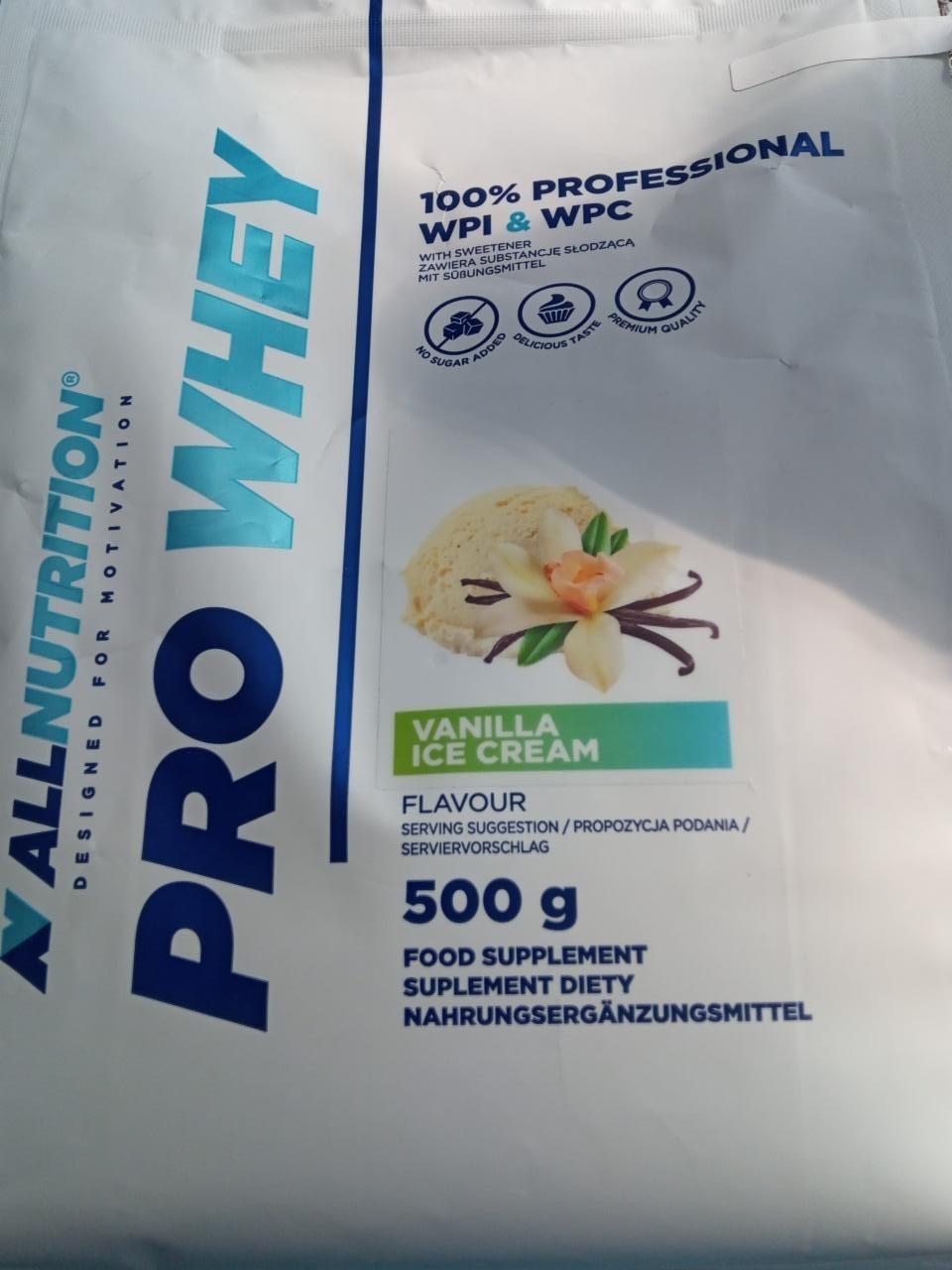 Képek - AllNutrition whey protein vanília