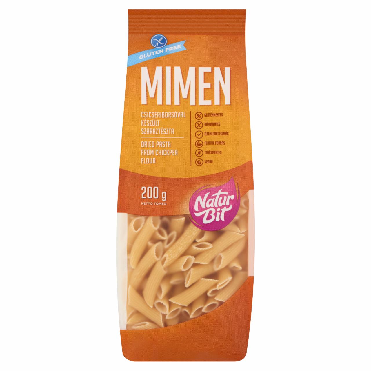 Képek - Naturbit Mimen penne csicseriborsóval készült száraztészta 200 g