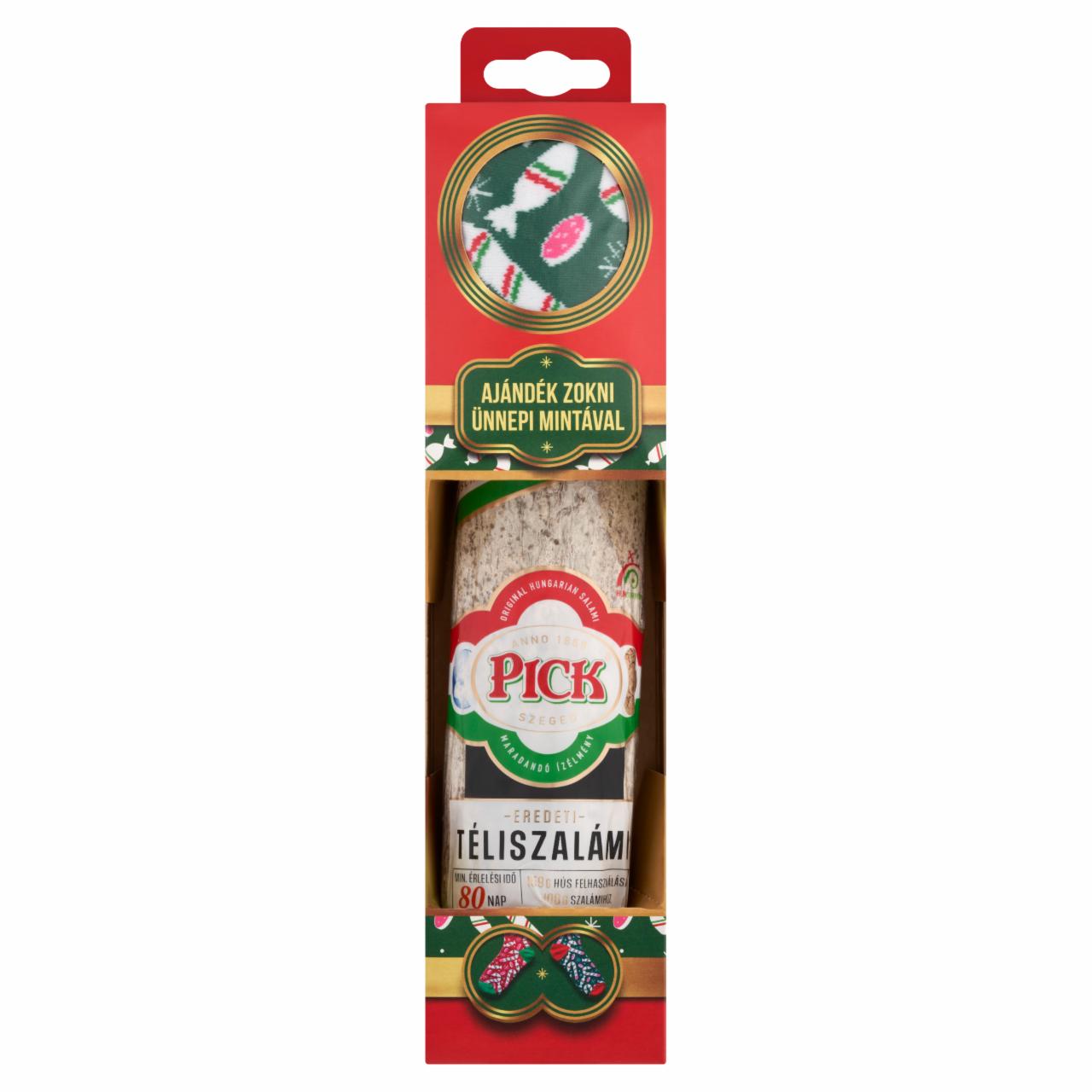 Képek - PICK eredeti téliszalámi + ajándék sál 380 g