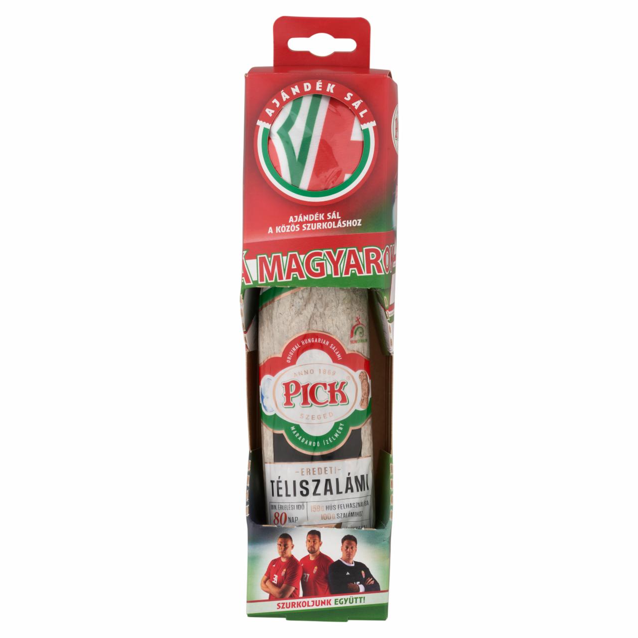 Képek - PICK eredeti téliszalámi + ajándék sál 380 g