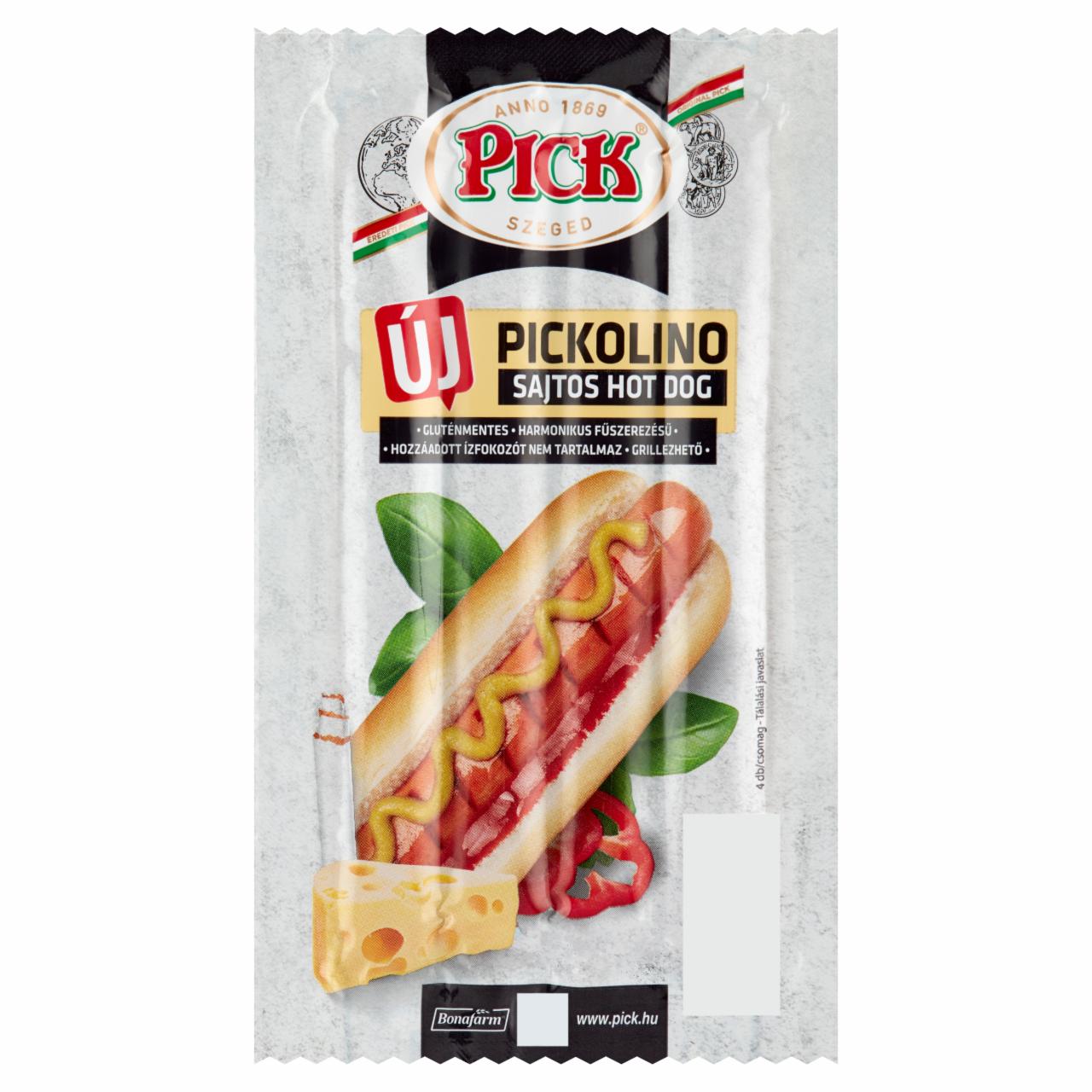 Képek - Pick Pickolino sajtos hot dog 140 g