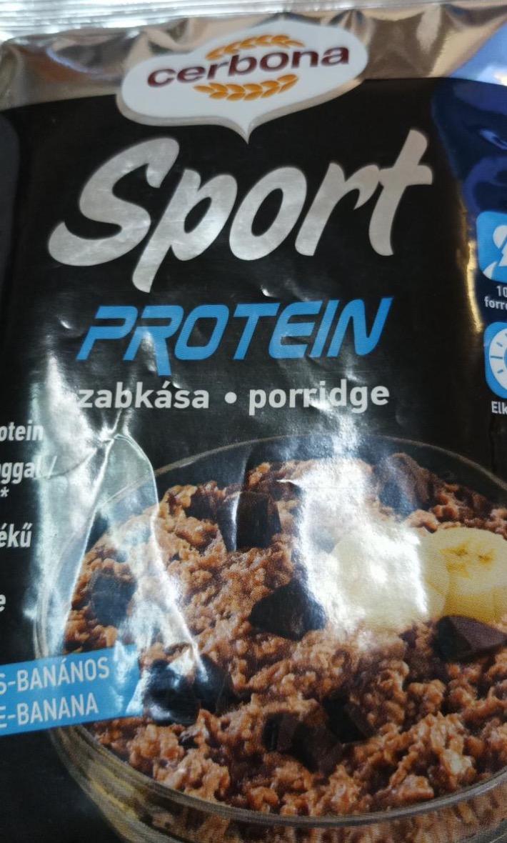 Képek - Sport protein zabkása csokoládé-banános Cerbona