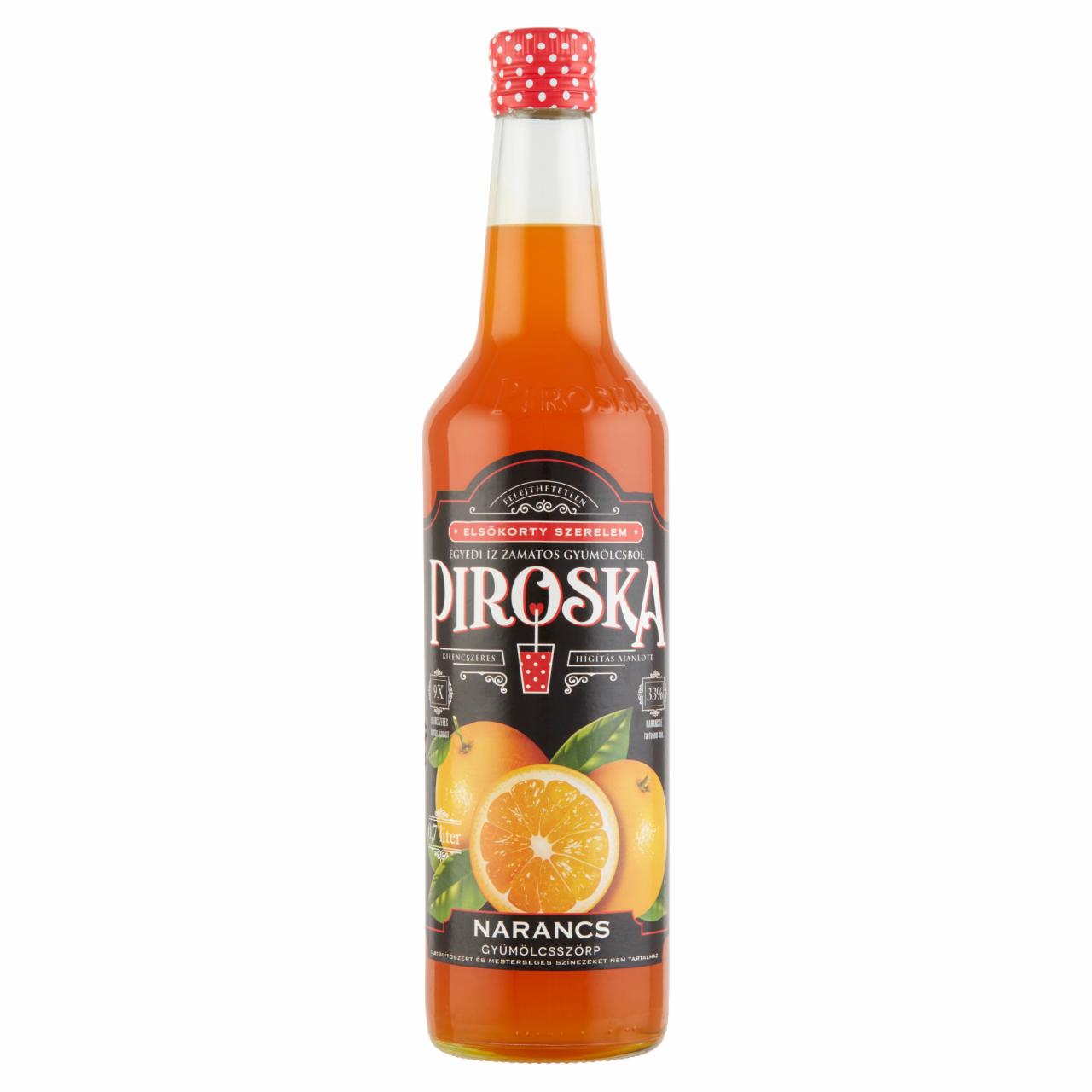 Képek - Piroska narancs gyümölcsszörp 0,7 l