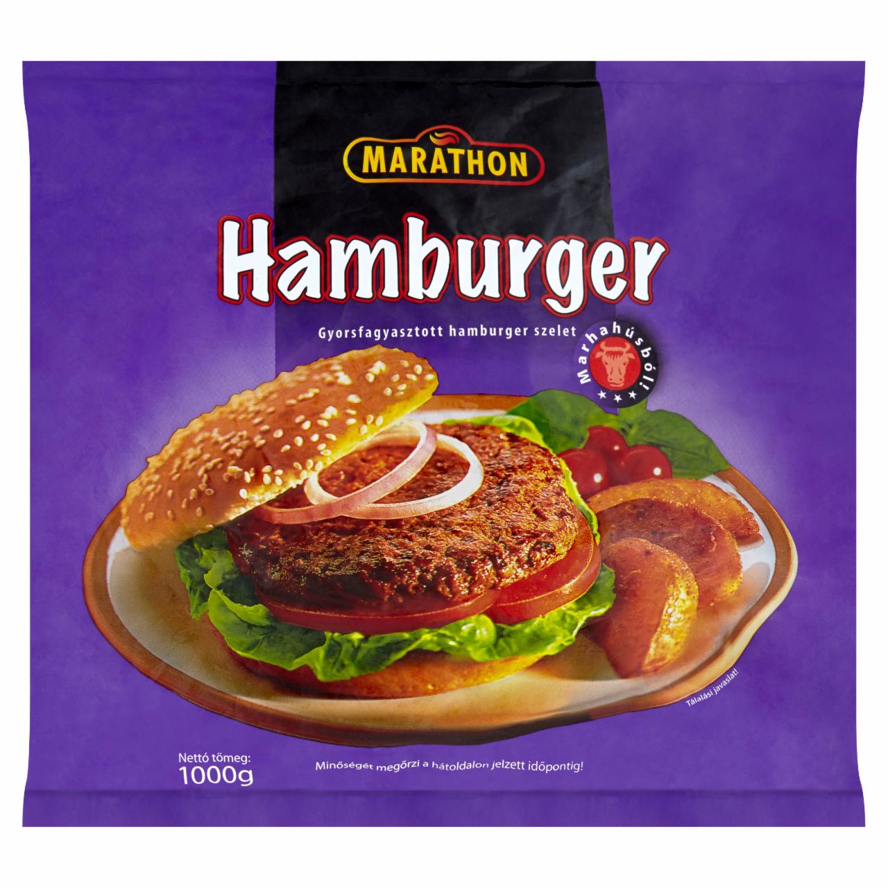 Képek - Marathon gyorsfagyasztott hamburger 1000 g