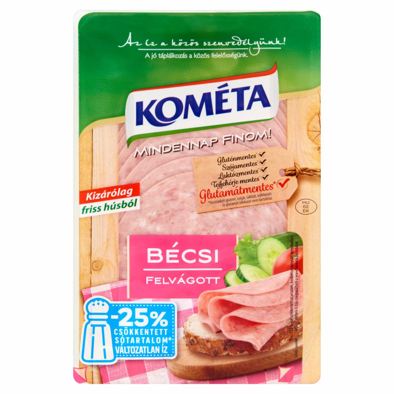 Képek - Kometa Útravaló szeletelt bécsi felvágott 12 szelet 125 g