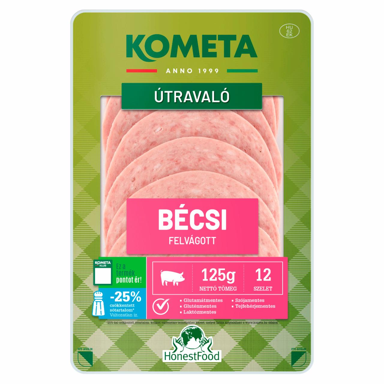 Képek - Kometa Útravaló szeletelt bécsi felvágott 12 szelet 125 g