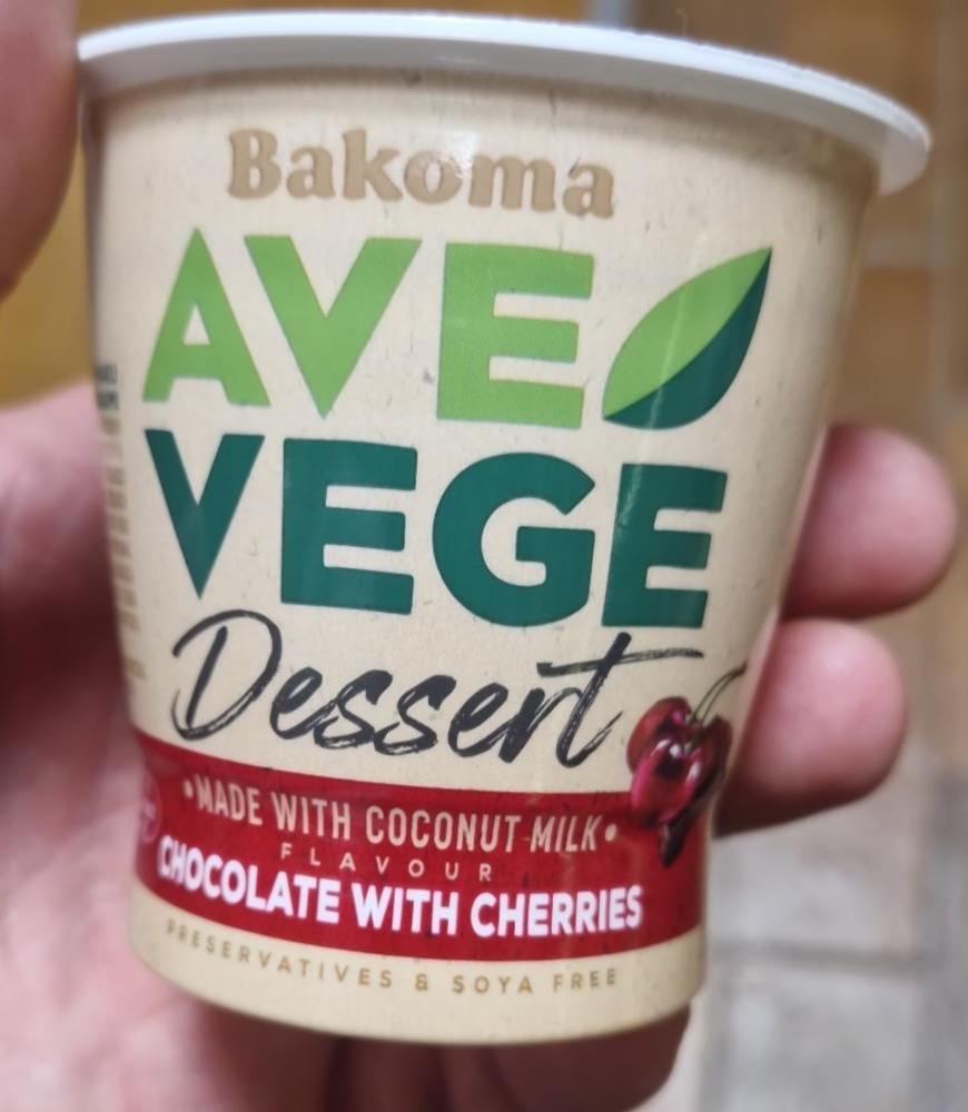 Képek - AVE VEGE csokoládés vegán desszertkrém meggyes Bakoma