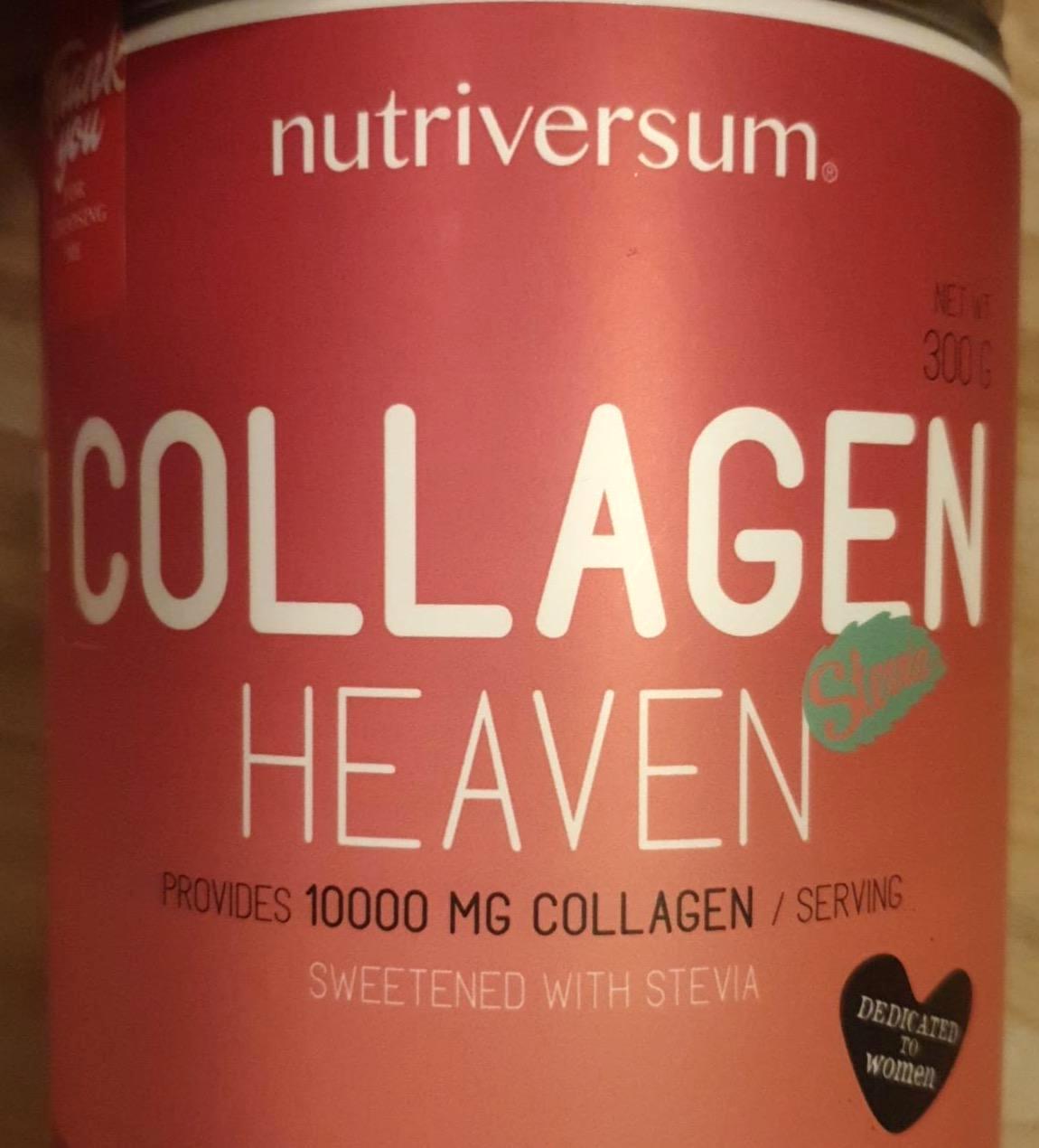 Képek - Collagen heaven Málna ízű Nutriversum