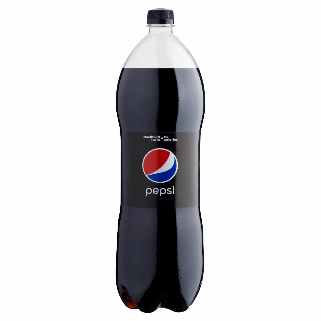 Képek - Pepsi Black colaízű energiamentes üdítőital édesítőszerekkel 1,75 l