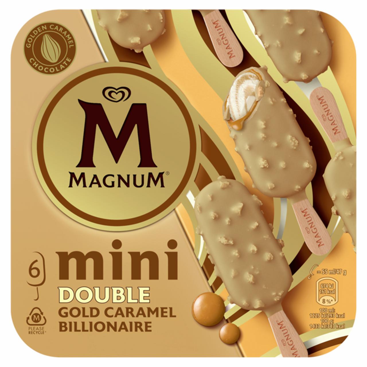 Képek - Mini multipack jégkrém Dupla Gold Karamell Magnum