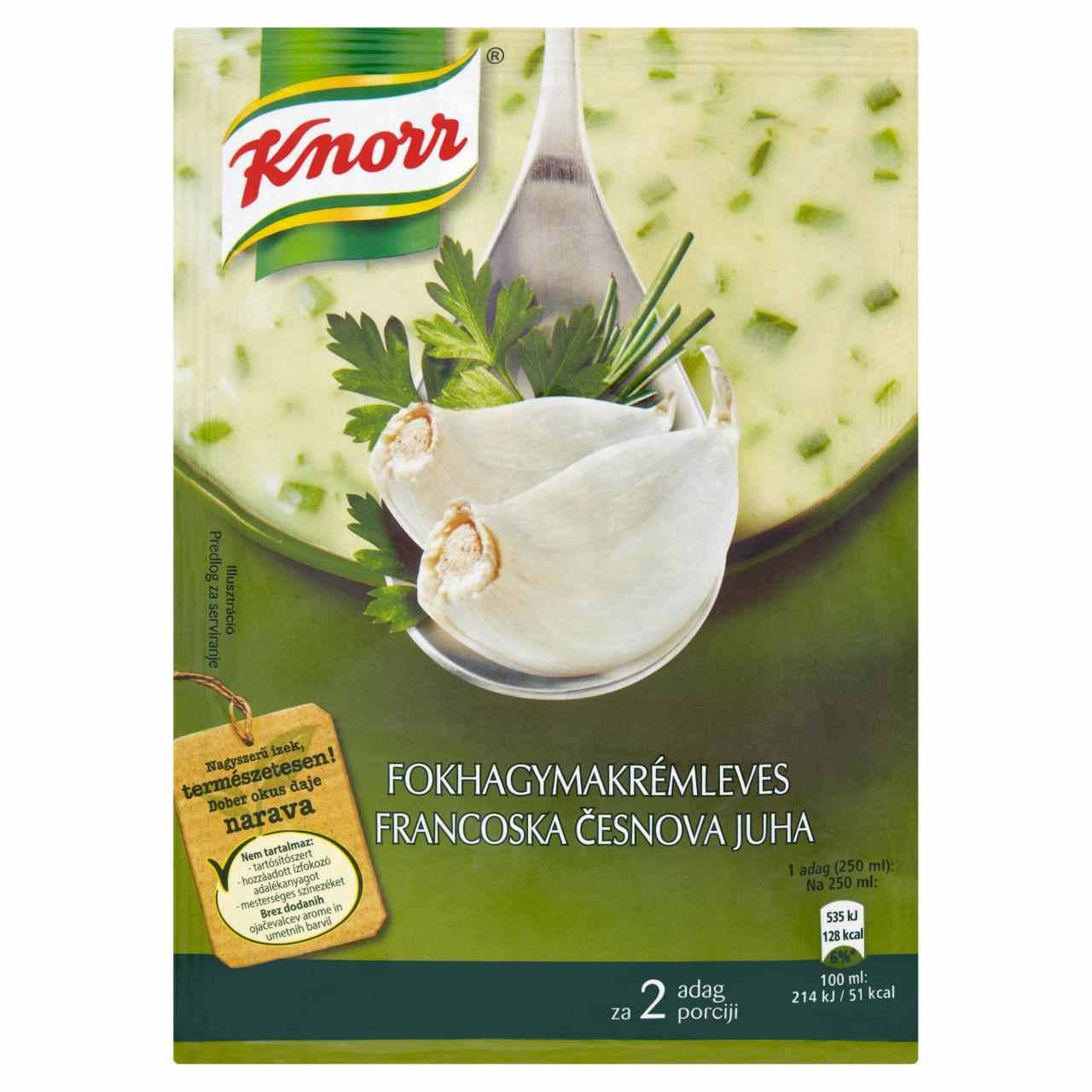 Képek - Fokhagymakrémleves Knorr