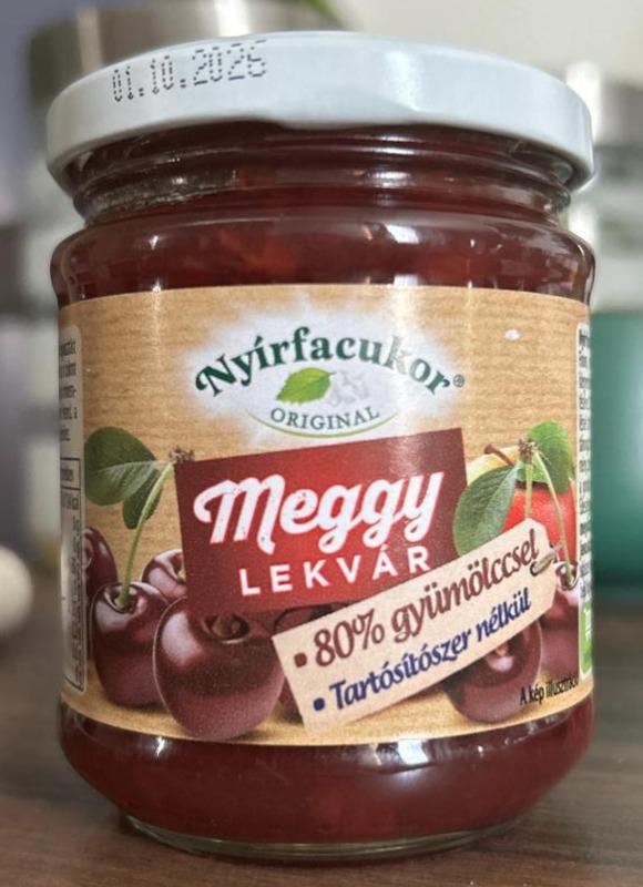 Képek - Meggy lekvár Nyírfacukor