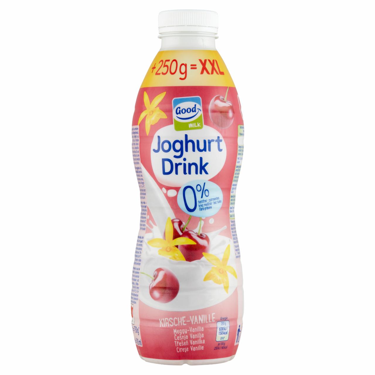 Képek - Good Milk joghurtital meggy-vanília 0,1% 750 g