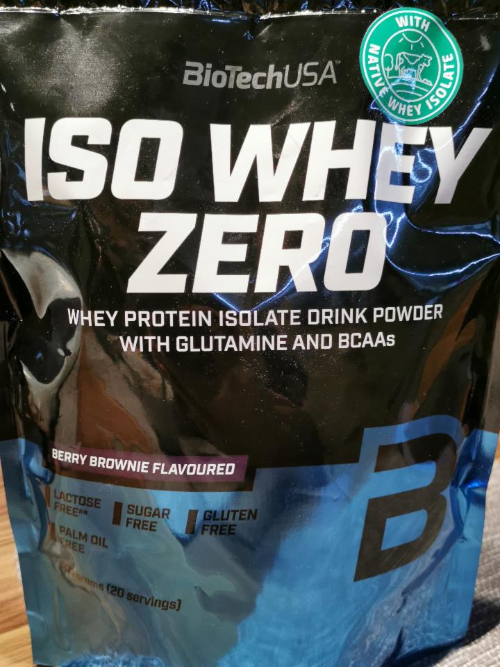 Képek - Iso whey zero Berry brownie flavoured BioTechUSA