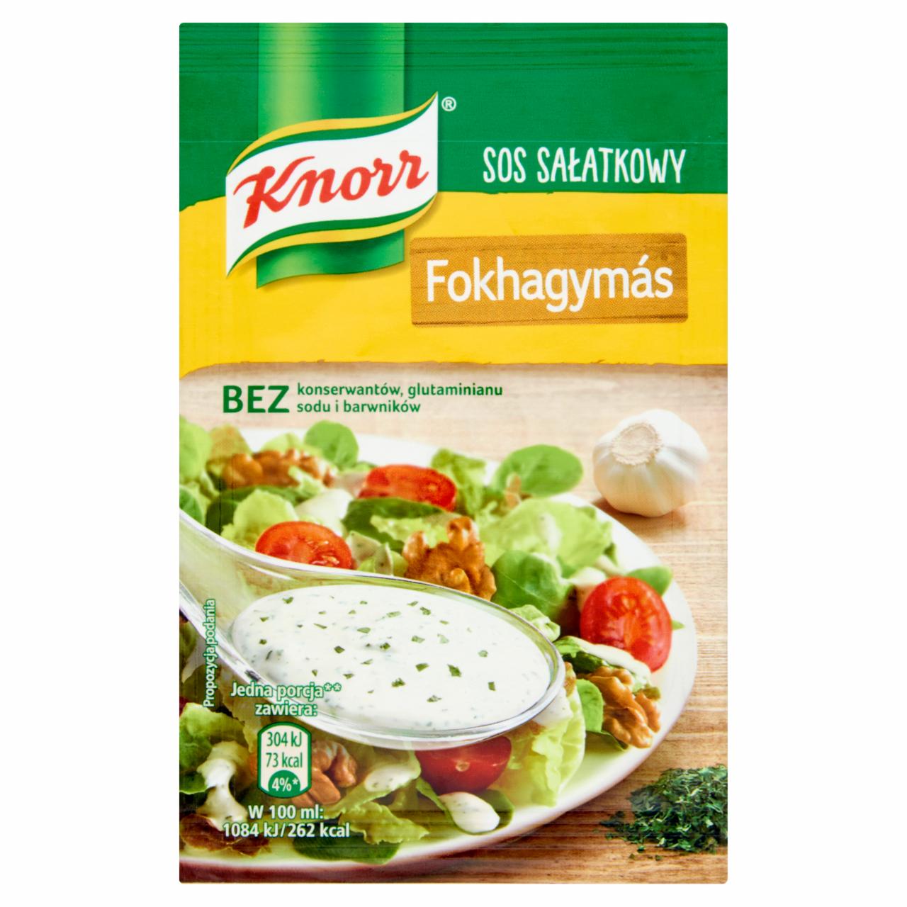 Képek - Knorr fokhagymás salátaöntet por 8 g