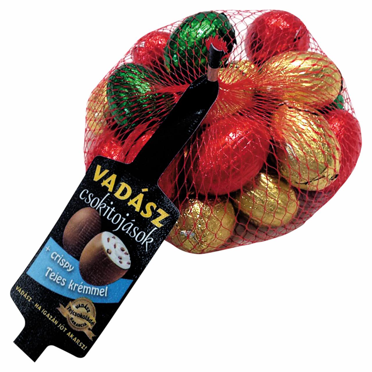 Képek - Vadász húsvéti hálós tejcsokoládé tojás tejkrémmel & crispyvel 140 g