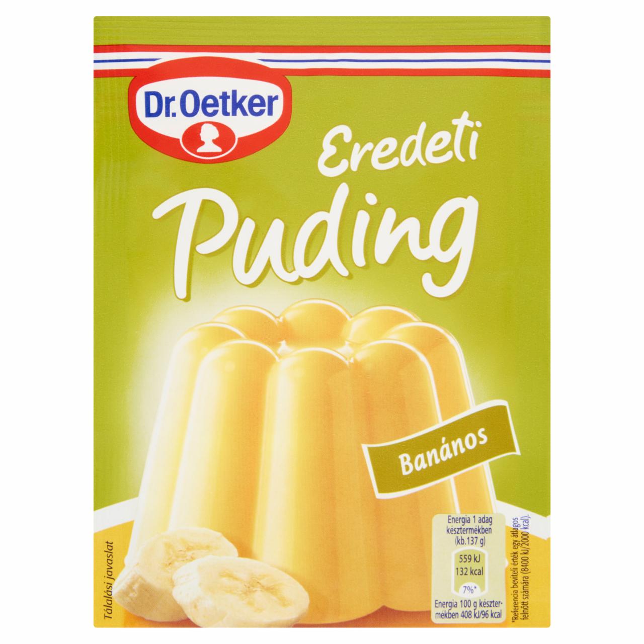 Képek - Dr. Oetker Eredeti Puding banános pudingpor 40 g