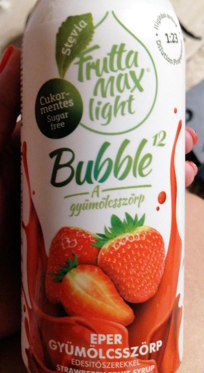 Képek - Bubble Eper gyümölcsszörp Frutta max light