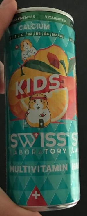 Képek - Swiss Laboratory Kids vegyes gyümölcsízű, ital svájci gyógynövény kivonattal 250 ml