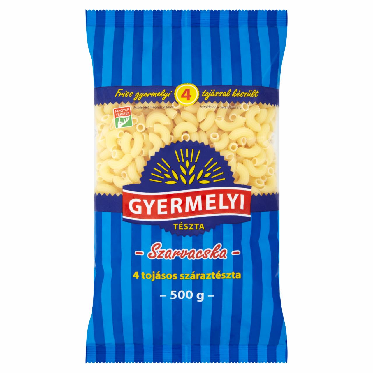 Képek - Gyermelyi szarvacska 4 tojásos száraztészta 500 g