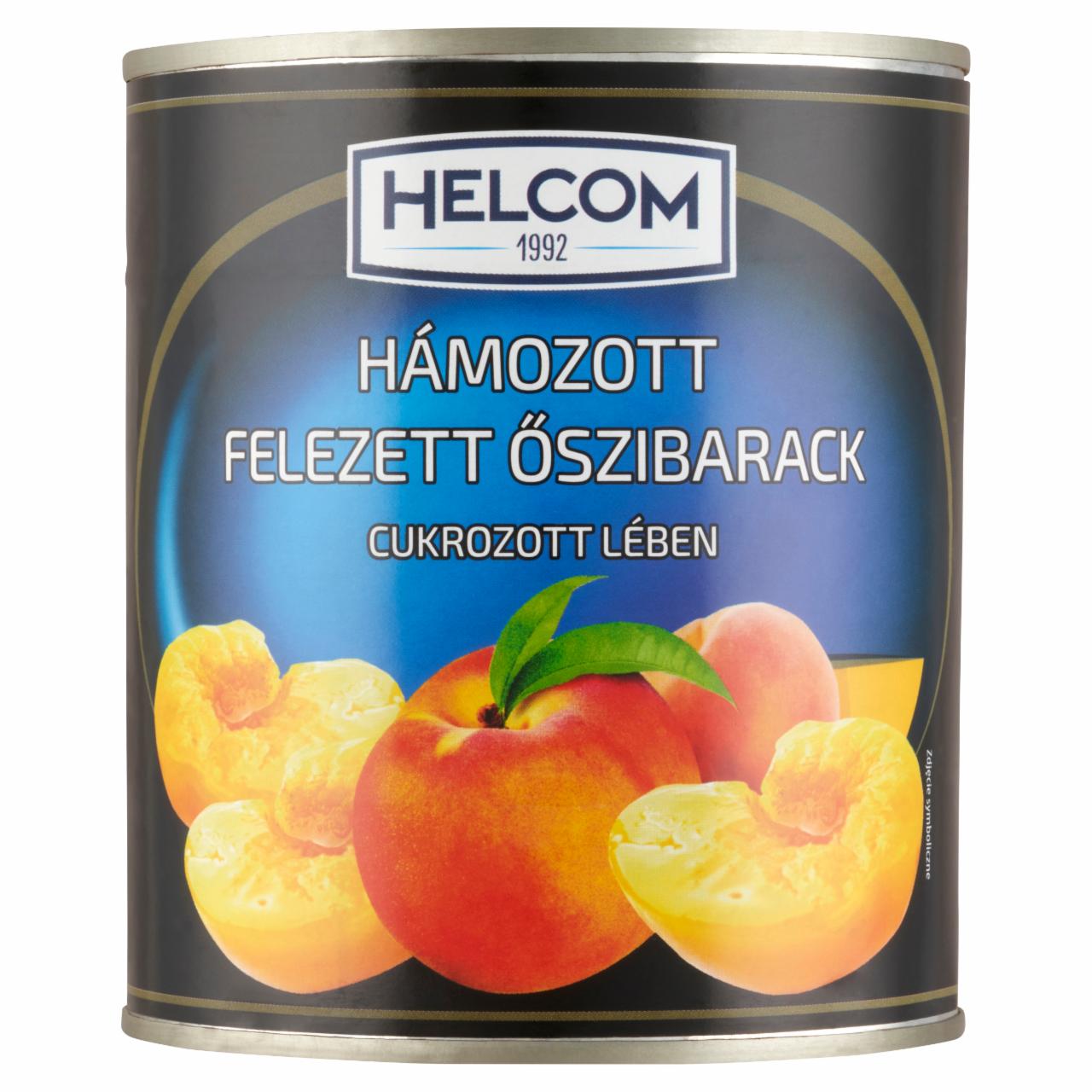 Képek - Helcom hámozott felezett őszibarack cukrozott lében 820 g