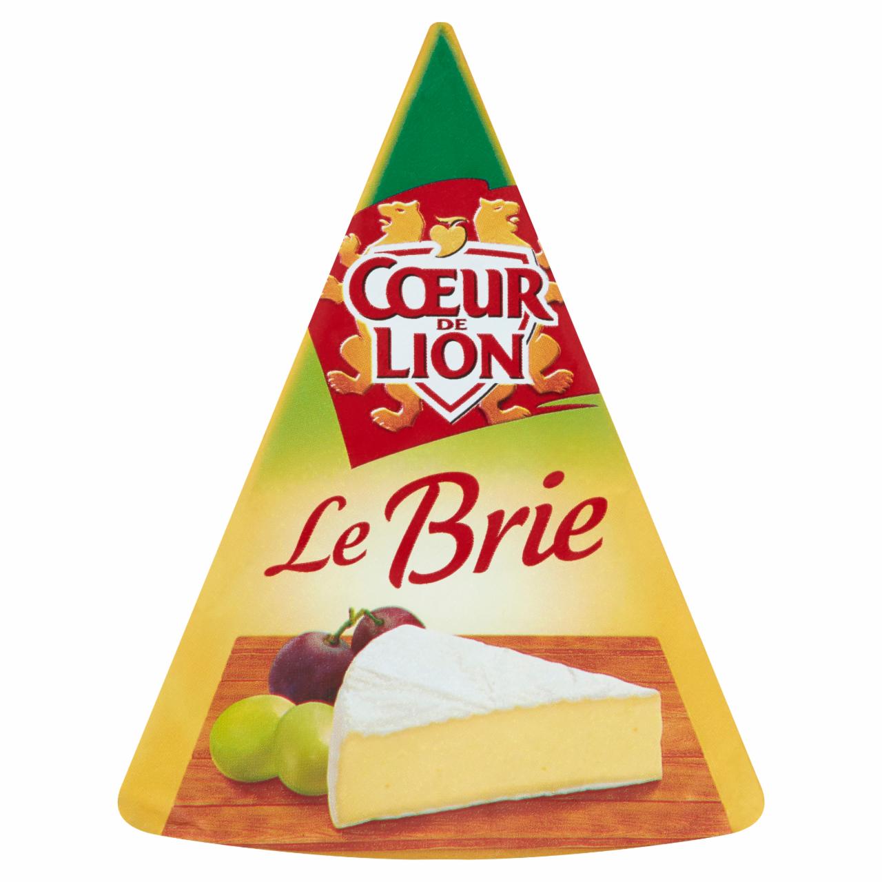 Képek - Coeur de Lion Brie zsíros, fehér nemespenésszel érő lágy sajt 125 g
