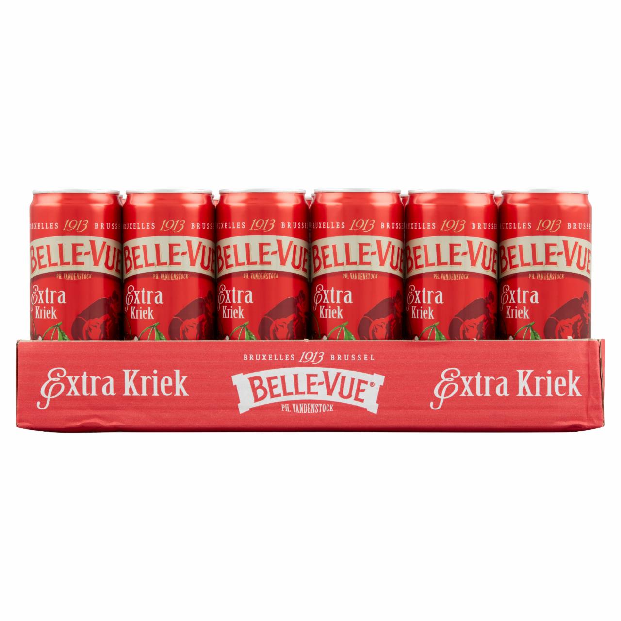 Képek - Belle-Vue Extra Kriek meggyes lambic sör cukorral és édesítőszerrel 4,1% 24 x 0,33 l