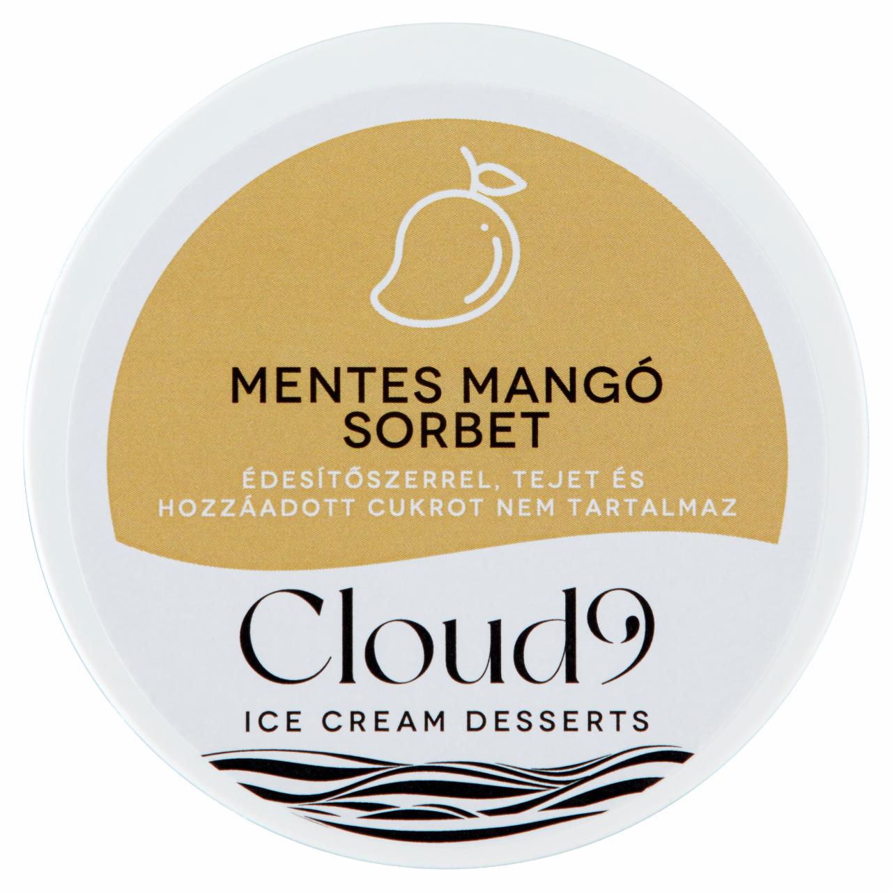 Képek - Cloud 9 mentes mangó sorbet édesítőszerrel 240 ml