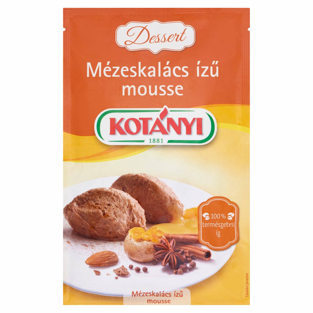 Képek - Kotányi Dessert mézeskalács ízű mousse habkrémpor 71 g