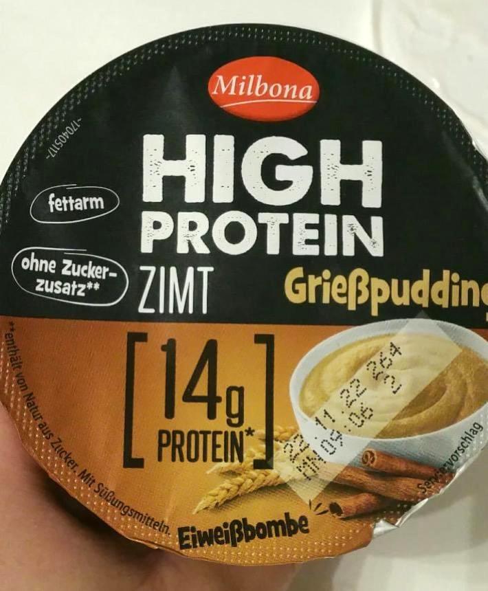 Képek - High Protein grízpuding fahéjas Milbona