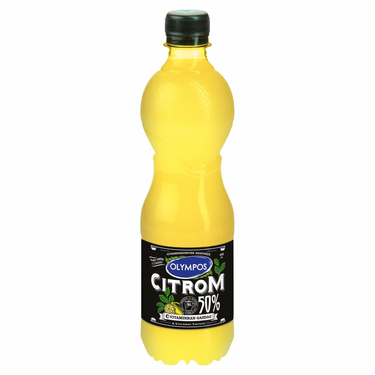 Képek - Olympos citrom ízesítő 50% citromlé tartalommal 0,5 l