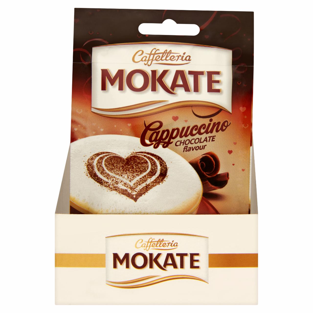 Képek - Mokate Caffeteria Cappucino instant kávé csokoládéval 20 db 360 g