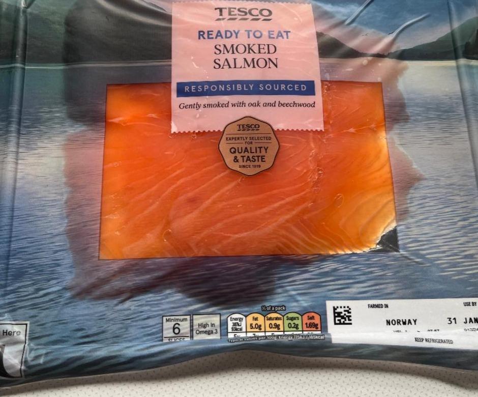 Képek - Smoked salmon slices Ready to eat Tesco