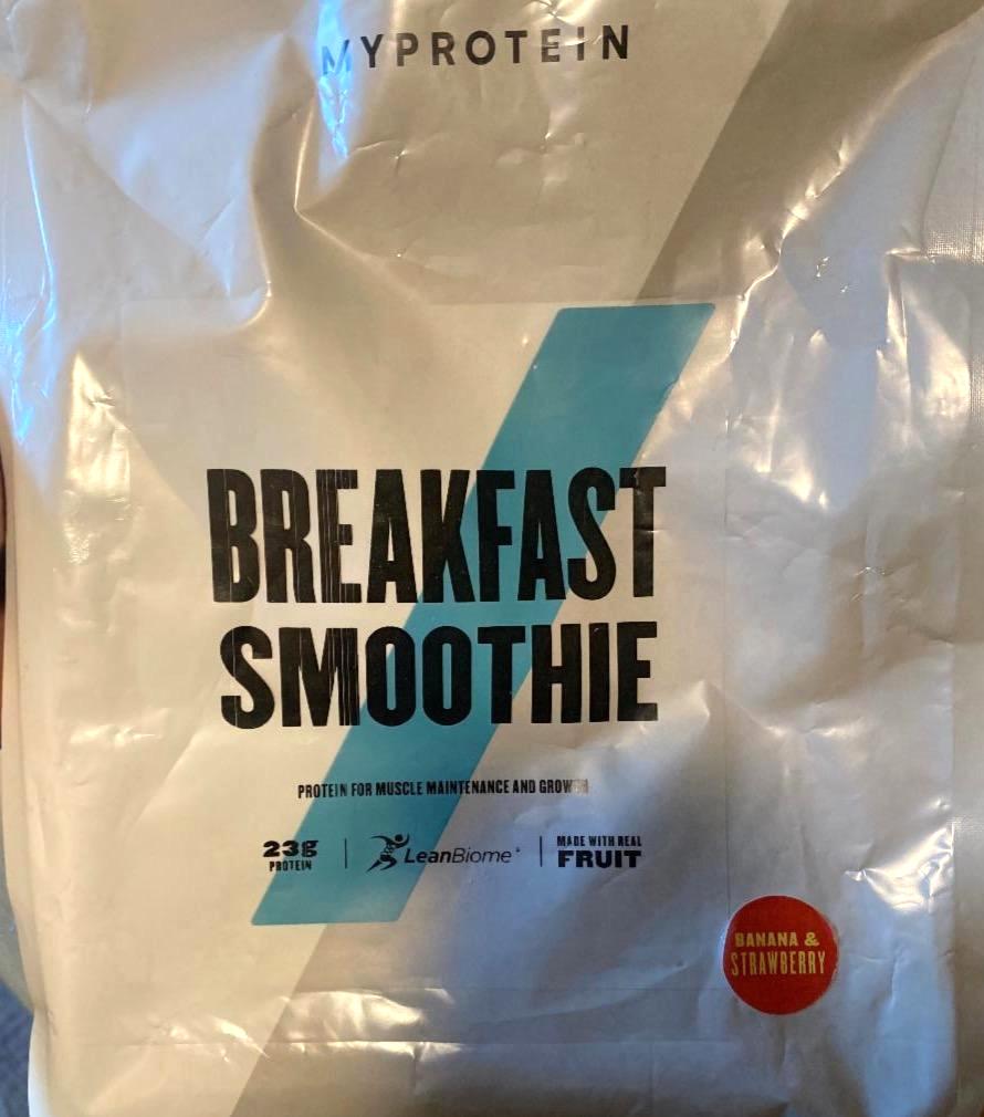 Képek - Breakfast smoothie Banana & strawberry MyProtein