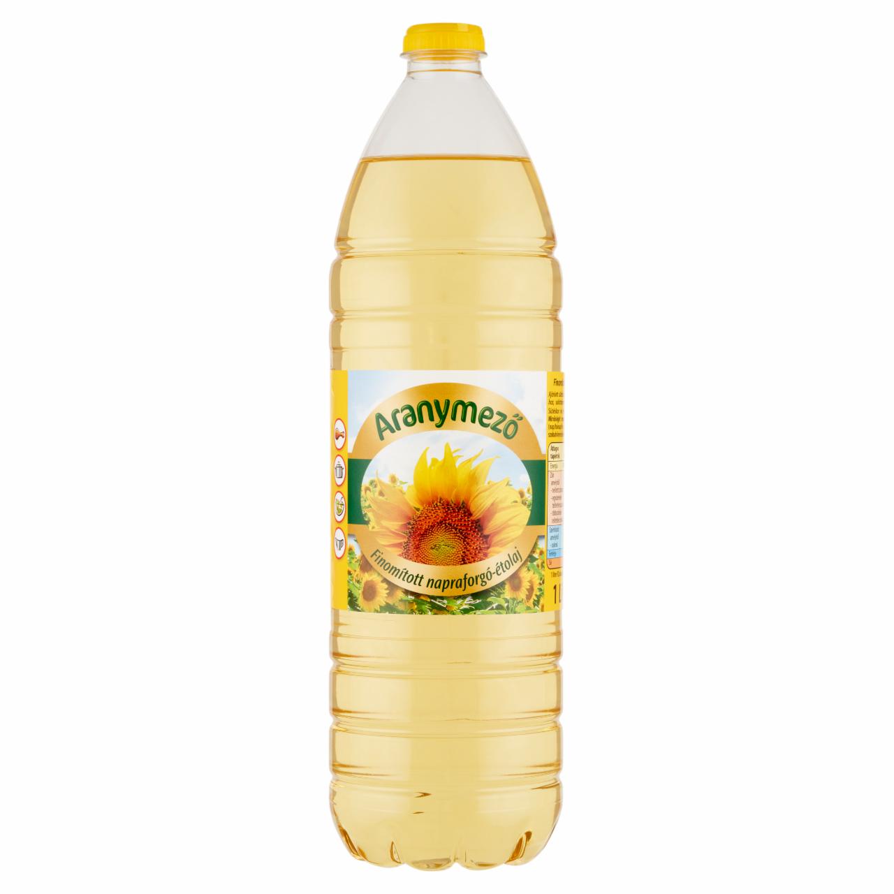 Képek - Aranymező finomított napraforgó-étolaj 1 l