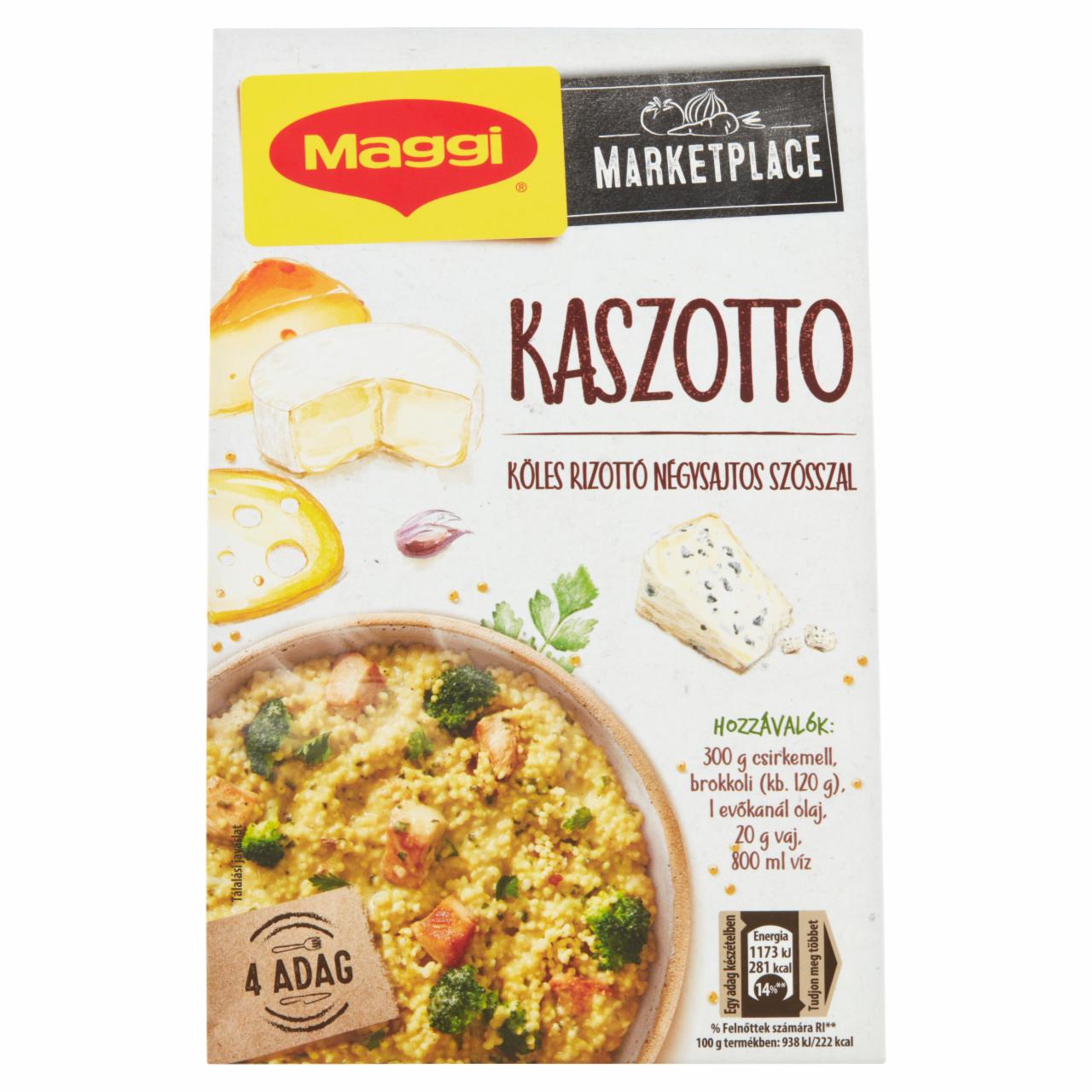 Képek - Maggi kaszotto köles rizottó négysajtos szósszal 239 g