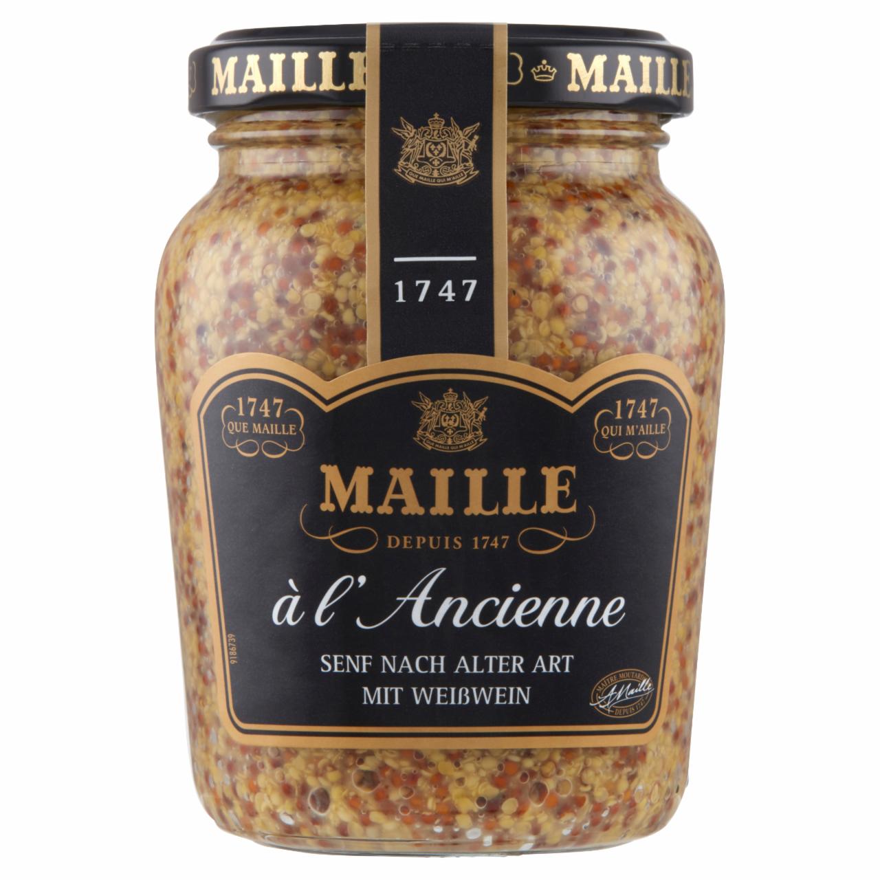 Képek - Maille hagyományos mustár fehérborral 200 ml