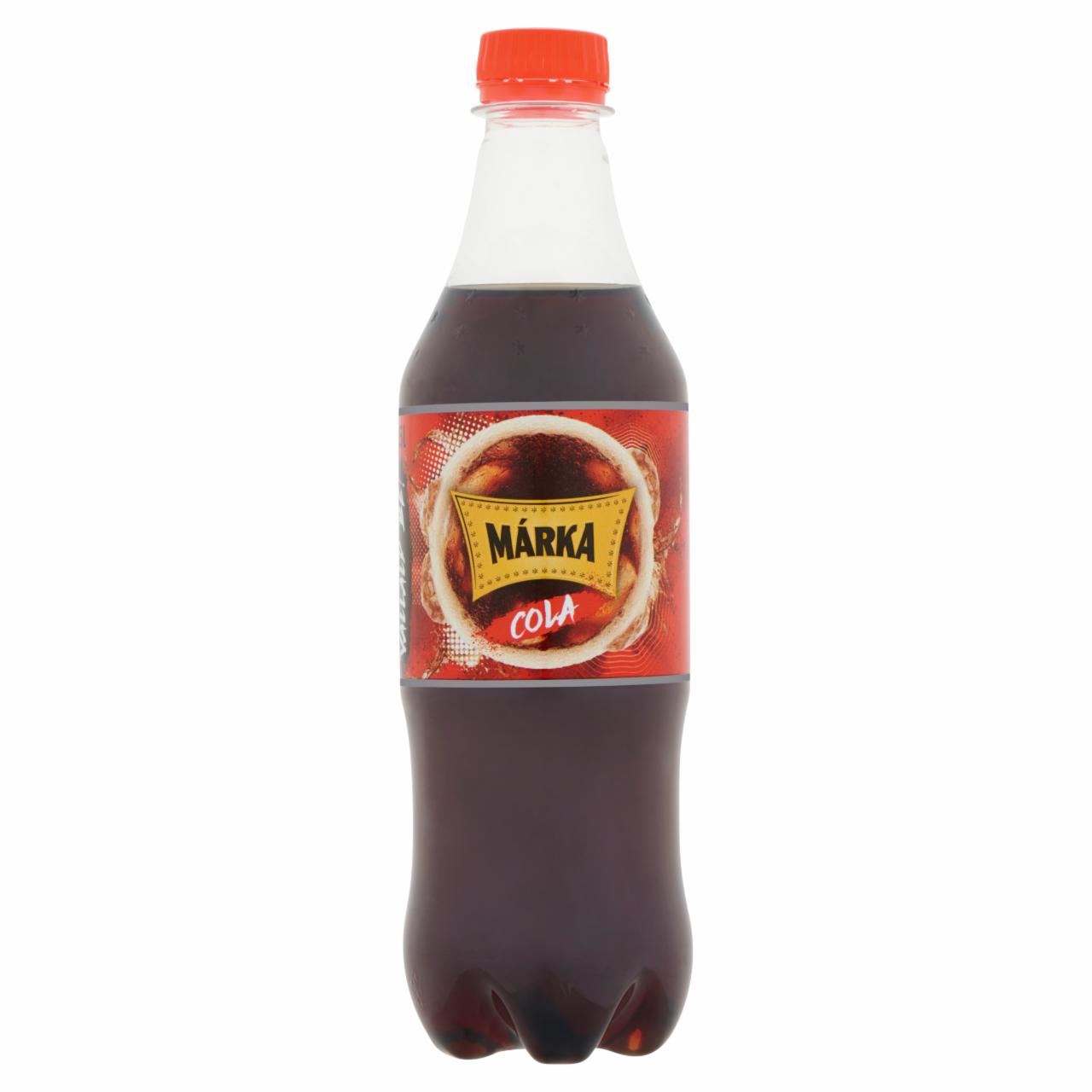 Képek - Márka cola ízű szénsavas üdítőital cukorral és édesítőszerekkel 0,5 l