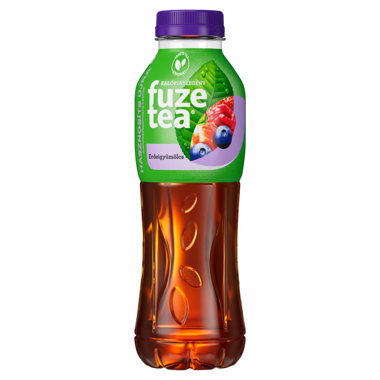 Képek - FuzeTea szénsavmentes erdeigyümölcs-ízű üdítőital fekete tea kivonattal 500 ml