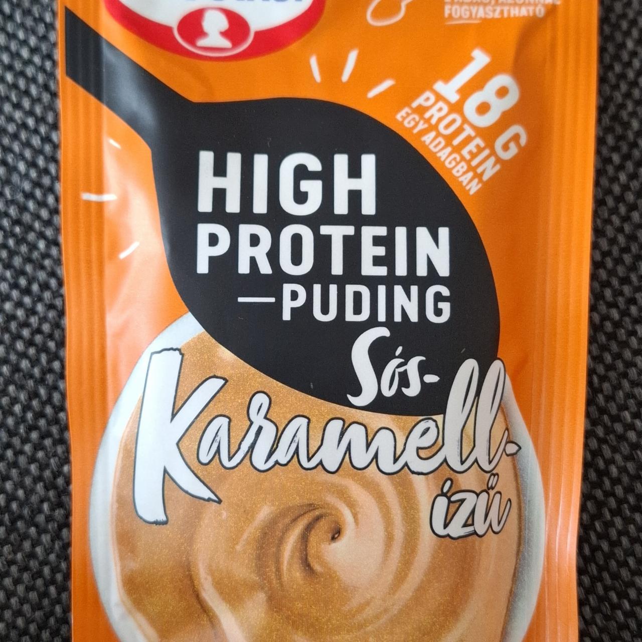 Képek - High Protein puding sós karamell ízű Dr.Oetker