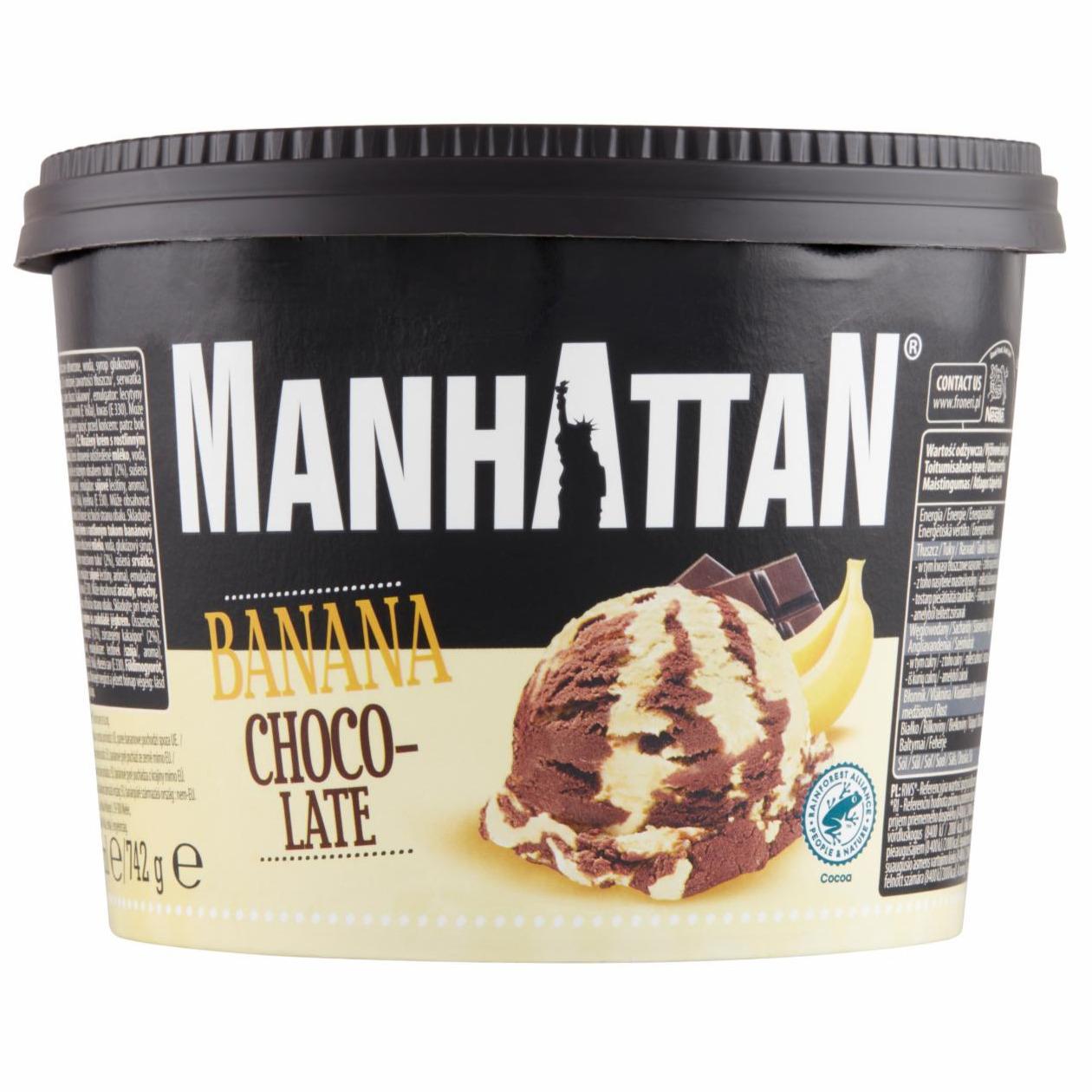 Képek - Manhattan banán jégkrém és csokoládé jégkrém 1400 ml