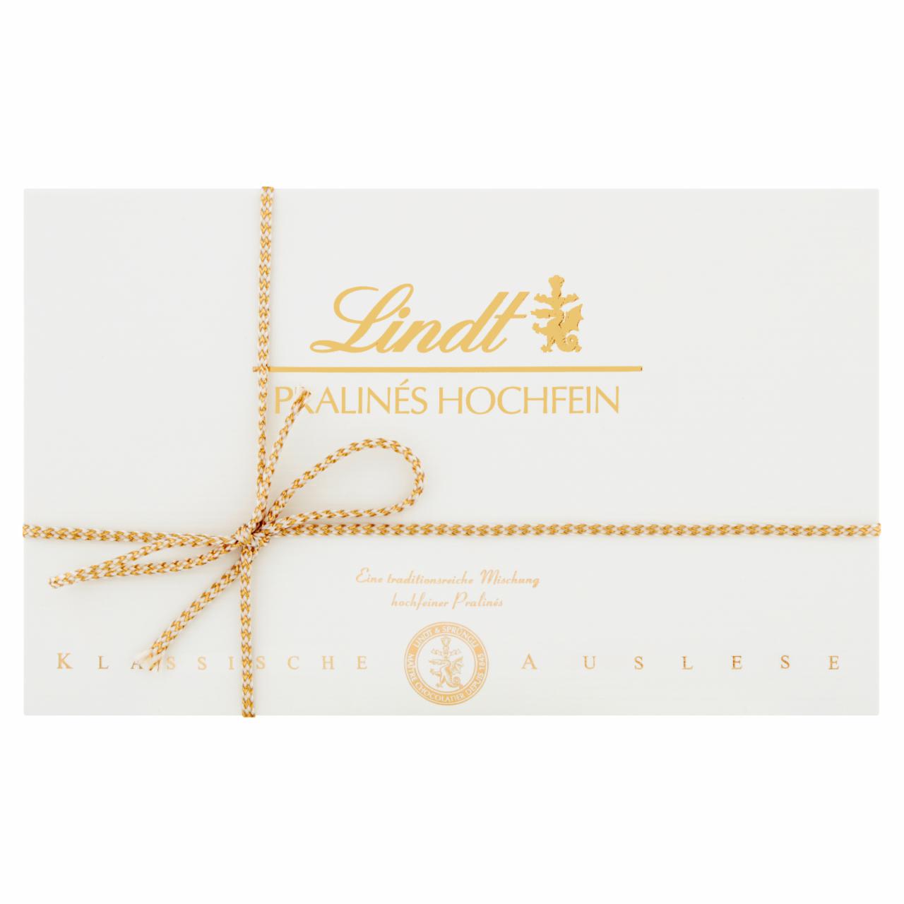 Képek - Hochfein pralines töltött csokibonbon keverék tejcsokoládéból Lindt