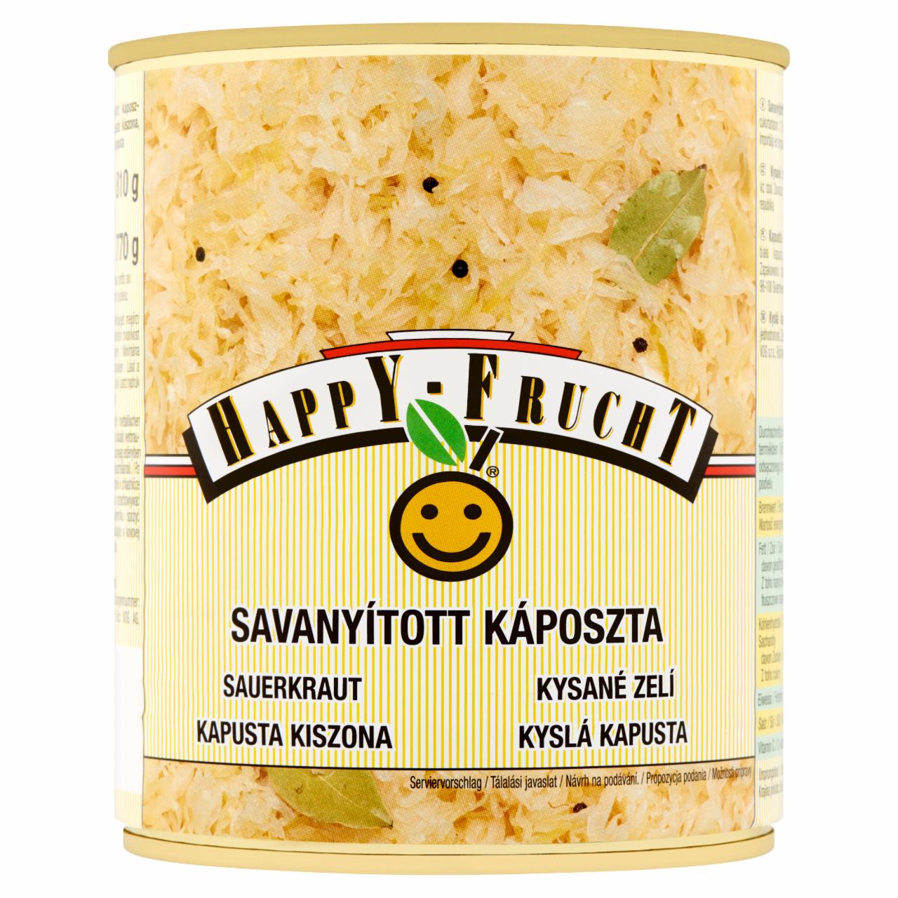 Képek - Happy Frucht savanyított káposzta 810 g