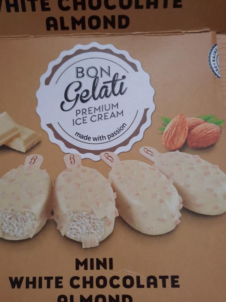 Képek - Gelatelli mini sticks fehércsoki almond 