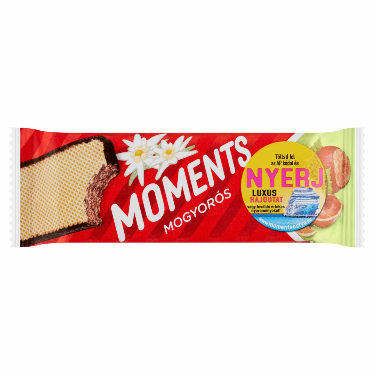 Képek - Moments kakaós bevonómasszába mártott, mogyorós krémmel töltött ostyaszelet 45 g