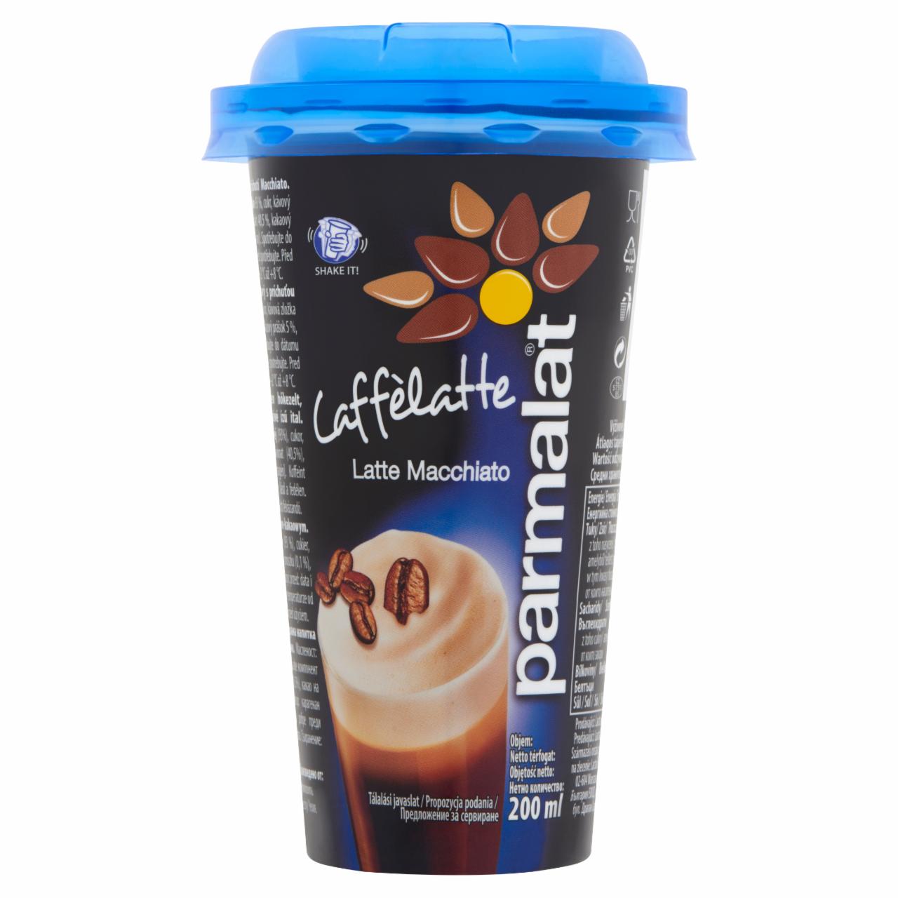 Képek - Parmalat Caffélatte Latte Macchiato zsírszegény kávé ízű ital 200 ml