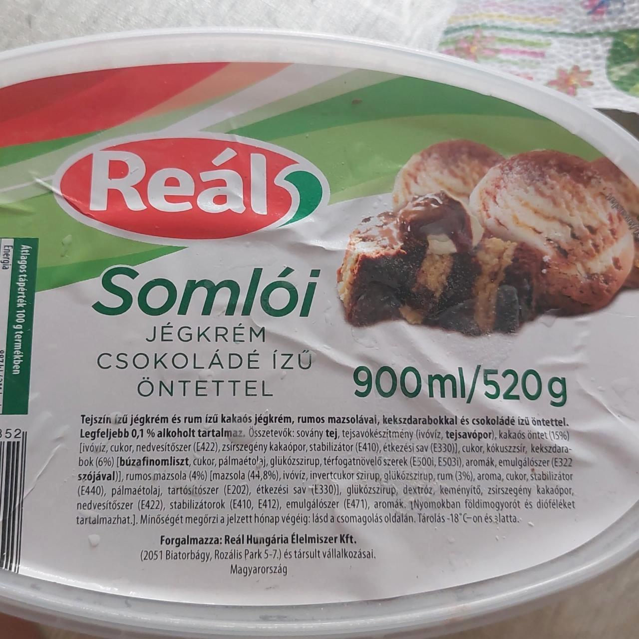 Képek - Somlói jégkrém csokoládé ízű öntettel Reál
