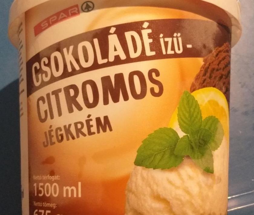 Képek - Csokoládé ízű citromos jégkrém Spar